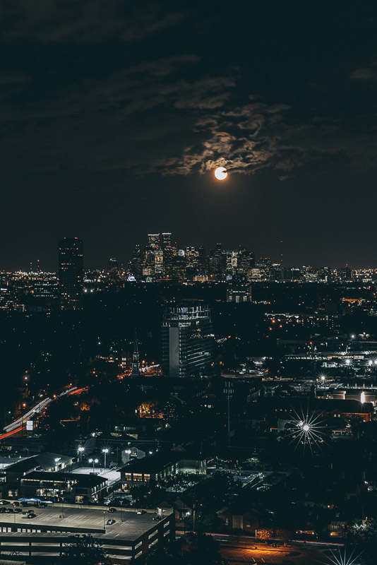 Stark Collection | Moon Over Houston